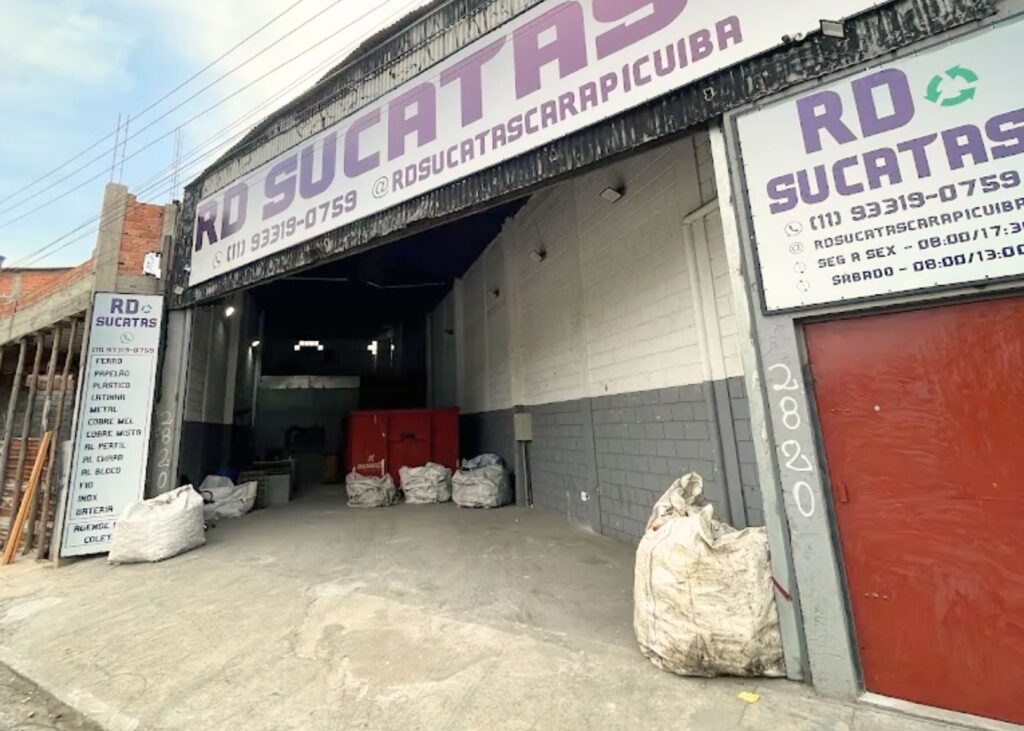 RD Sucatas - Frente da Loja